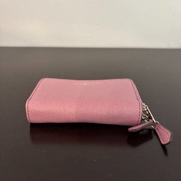Coach Light Purple Small Double Zipper Card Case - Picture 7 of 9